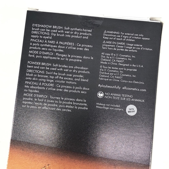 ELF Essential Brush Set - Powder + Eyeshadow Brush - Picture 3 of 6